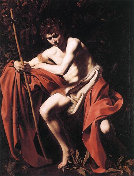 Saint Jean Baptiste Dans Le Desert 1604 Le Caravage Wikiart Org