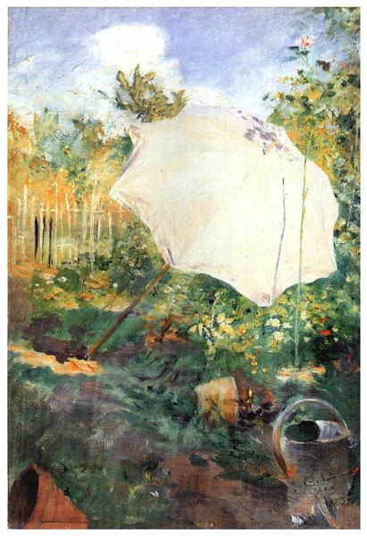 Garden in Grez, 1883 - Carl Larsson