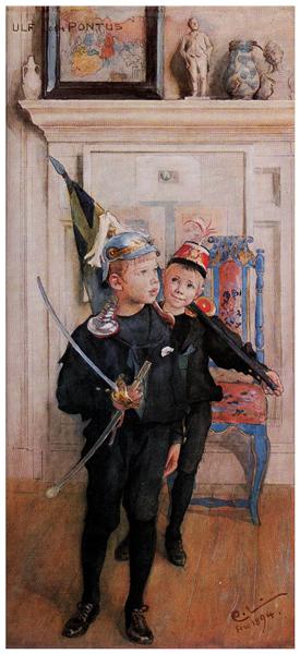 Ulf and Pontus, 1894 - Carl Larsson