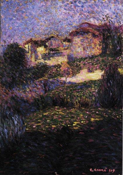 Paesaggio, 1909 - 卡洛·卡拉