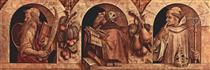 Saint Paul, Saint John Chrysostom and Saint Basil - Карло Кривелли
