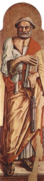 Saint Peter, c.1470 - Карло Кривелли