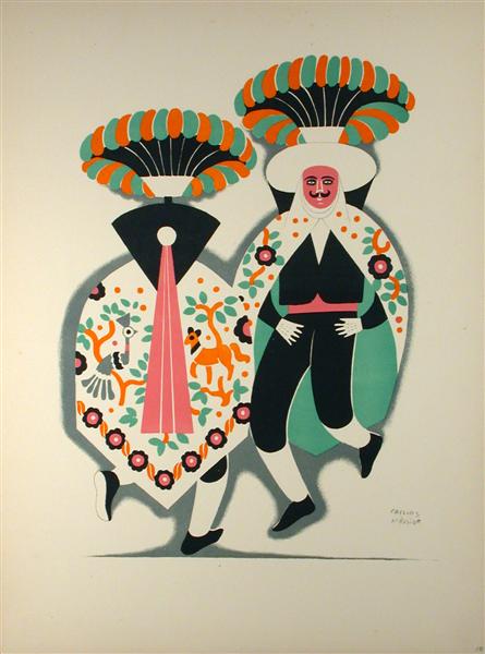 Dances of Mexico, 1939 - Карлос Меріда