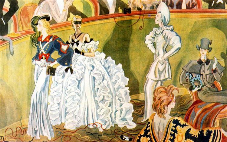 Fancy dress ball, 1935 - Карлос Саенс де Техада