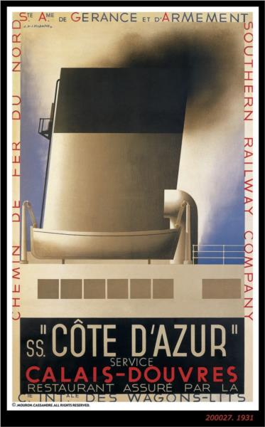 Cote D'azur, 1931 - A. M. Cassandre