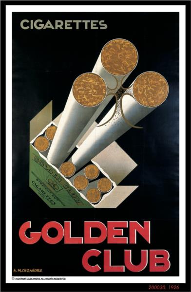 Golden Club, 1926 - Cassandre