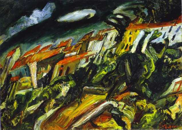View of Ceret, c.1920 - c.1921 - Хайм Сутін