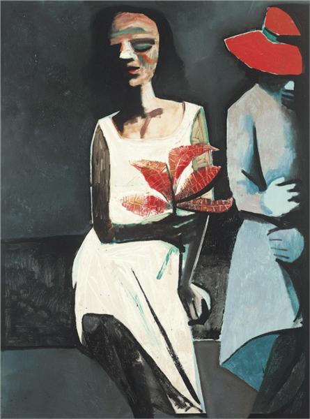 Black Girl with Friend, 1961 - Чарльз Блекман