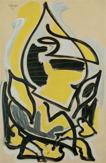 Figure barbare, 1950 - Шарль Лапик