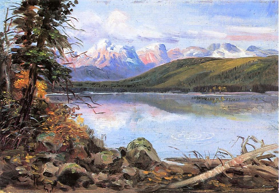 Lake Mcdonald Charles M Russell Wikiart Org