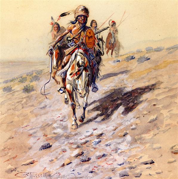 On the Trail, 1902 - Charles M. Russell