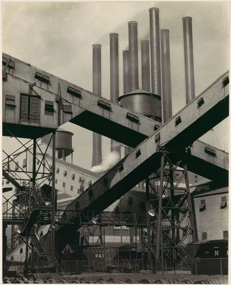 Criss-Crossed Conveyors, River Rouge Plant, Ford Motor Company, 1927 - Charles Sheeler