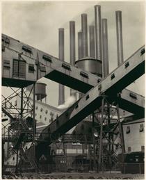 Criss-Crossed Conveyors, River Rouge Plant, Ford Motor Company - Charles Sheeler