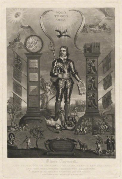 Oliver Cromwell, 1816 - Чарльз Тёрнер
