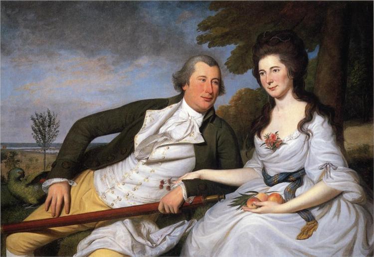 Benjamin and Eleanor Ridgley Laming, 1788 - Charles Willson Peale