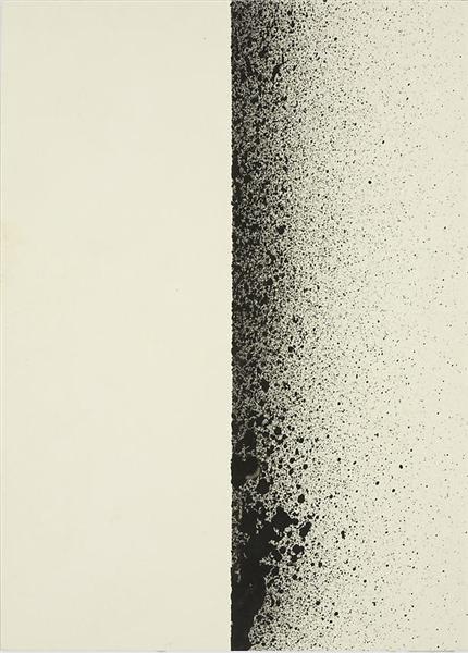 Sprayed Picture, 1965 - Charlotte Posenenske