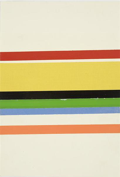 Striped Picture, 1965 - Charlotte Posenenske