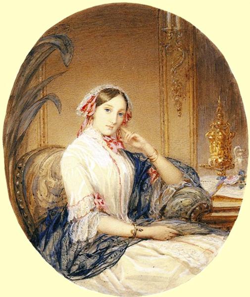 Portrait of Grand Duchess Maria Nikolaevna - Christina Robertson