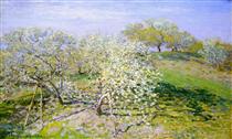 Apple Trees in Bloom - Claude Monet