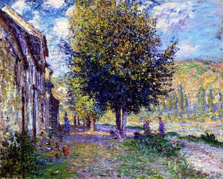 Banks of the Seine at Lavacourt, 1878 - Claude Monet