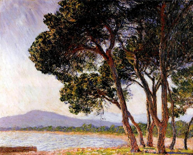 USA Parliament champion Beach in Juan-les-Pins, 1888 - Claude Monet - WikiArt.org