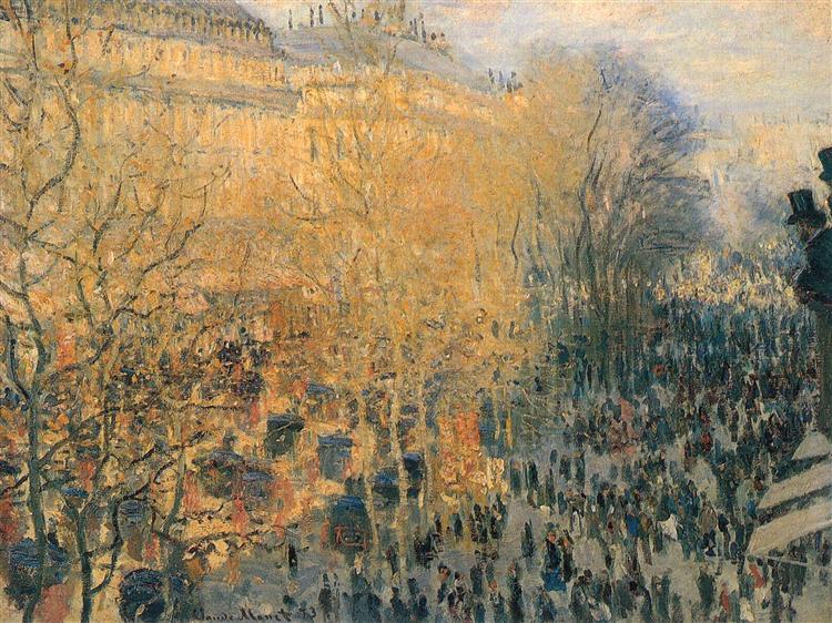 Le Boulevard des Capucines, 1883 - Claude Monet