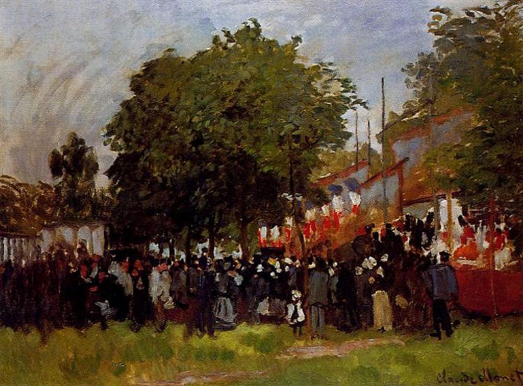 Festival at Argenteuil, 1872 - Клод Моне