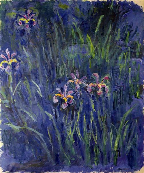 Irises 2, 1914 - 1917 - Claude Monet