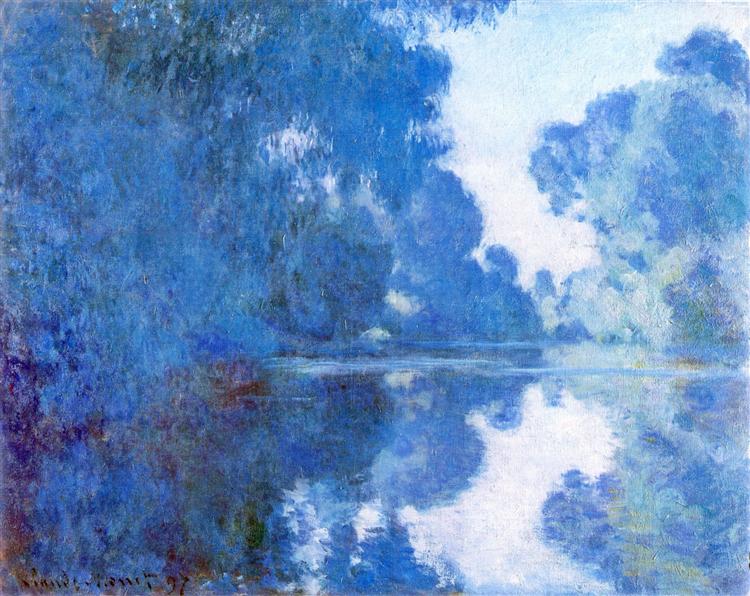 Morning on the Seine, 1897 - Claude Monet