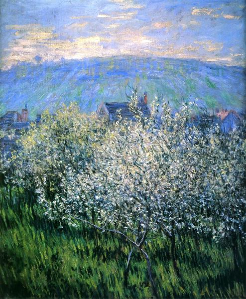 Plums Blossom, 1879 - Claude Monet