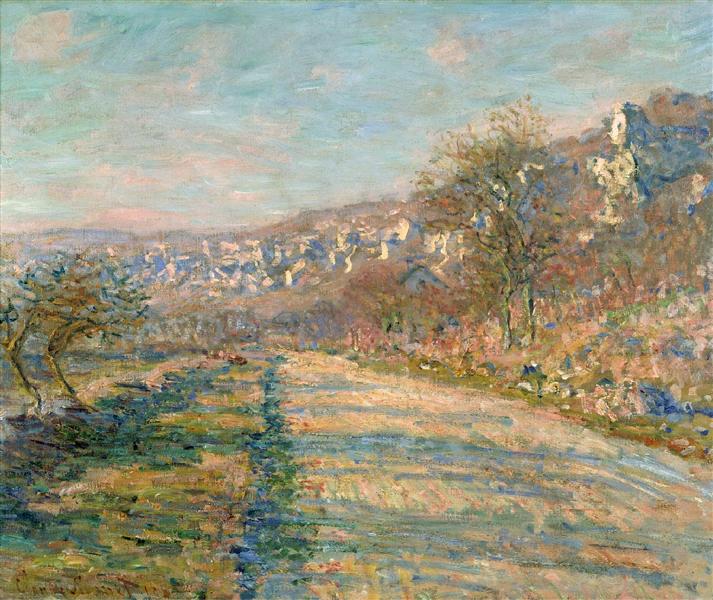 Road of La Roche-Guyon, 1880 - Клод Моне