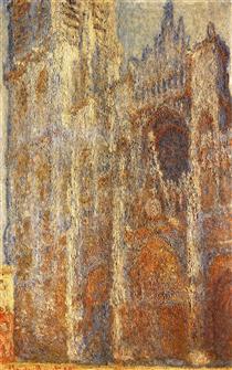Kathedrale von Rouen, mittags - Claude Monet