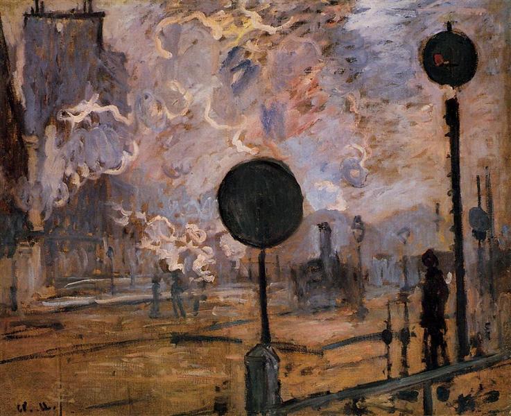 Saint-Lazare Station, Exterior, 1877 - Claude Monet