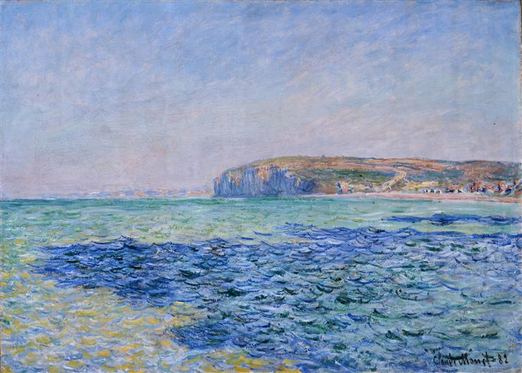 Shadows on the Sea at Pourville, 1882 - 莫內