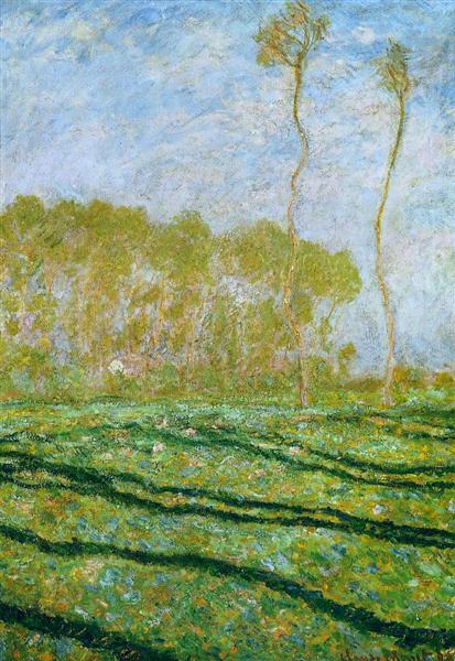 Springtime Landscape at Giverny, 1894 - 莫內
