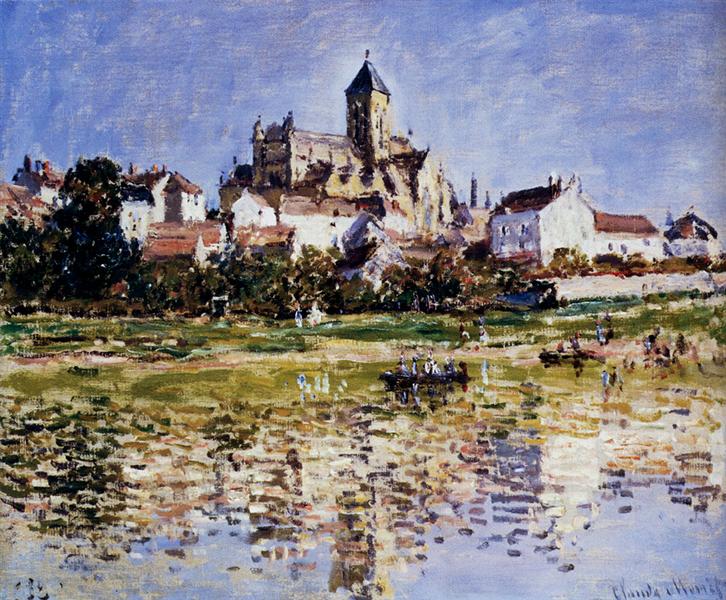 The Church At Vetheuil, 1880 - Claude Monet