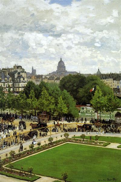 Сад княгини, 1867 - Клод Моне