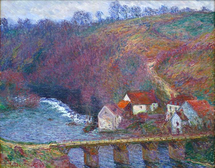 The Grande Creuse by the Bridge at Vervy, 1889 - Claude Monet