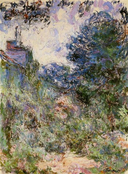 The House Seen from the Rose Garden, 1922 - 1924 - Claude Monet
