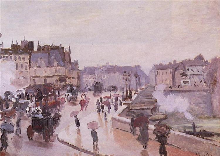The Pont Neuf, 1872 - Claude Monet 