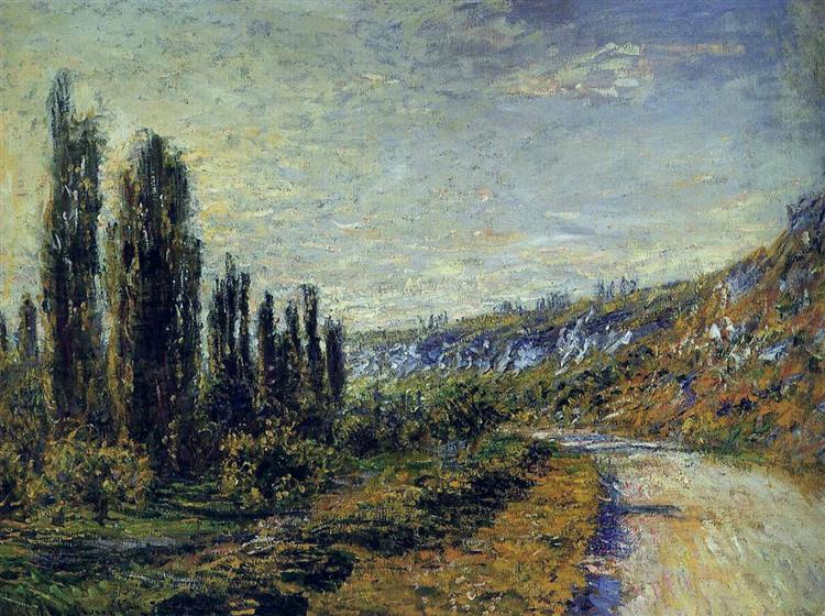 Дорога из Ветёя, 1880 - Клод Моне