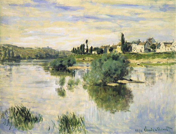 The Seine at Lavacourt, 1878 - Клод Моне