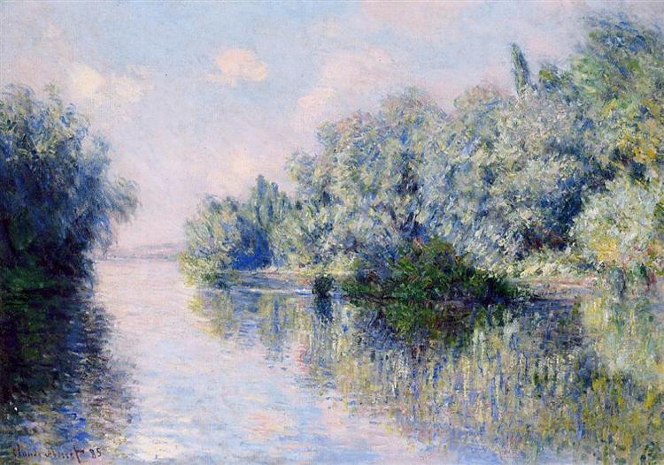 The Seine near Giverny, 1885 - Claude Monet
