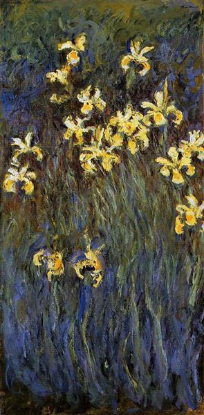 The Yellow Irises, 1914 - 1917 - Клод Моне