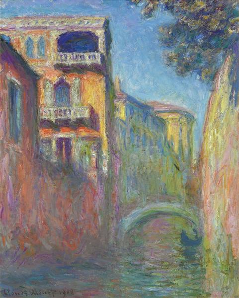 Venice, Rio de Santa Salute, 1908 - Claude Monet