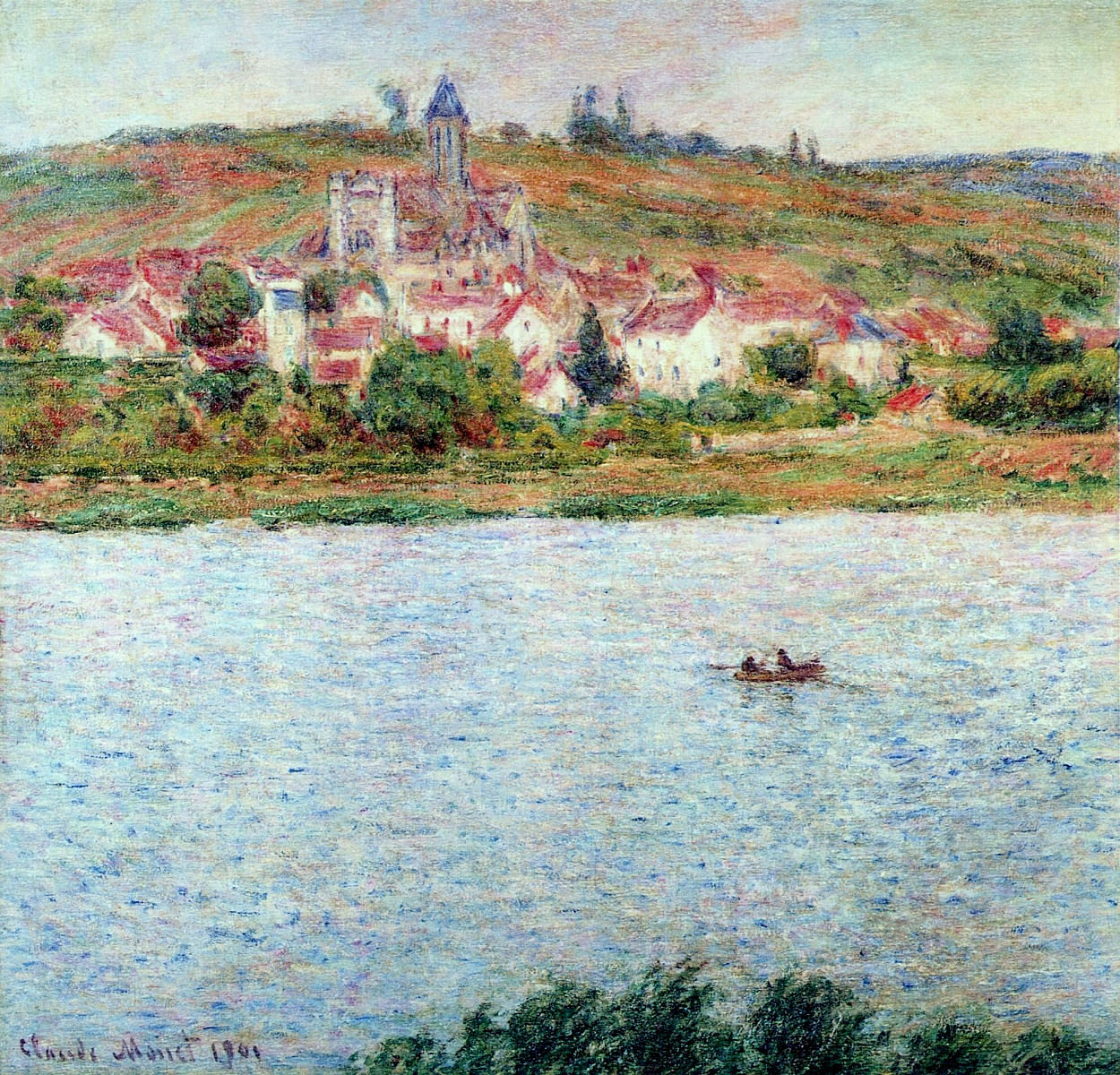 Vetheuil Morning Effect Claude Monet Wikiart Org