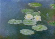 Water Lilies, Evening Effect - Клод Моне