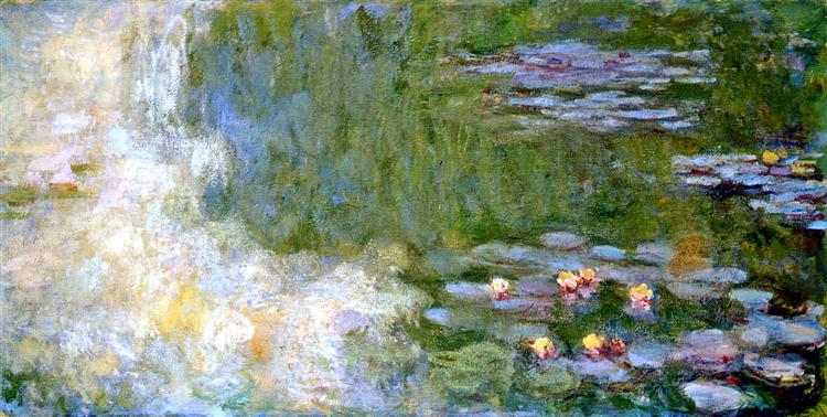 Пруд с водяными лилиями, 1917 - 1919 - Клод Моне
