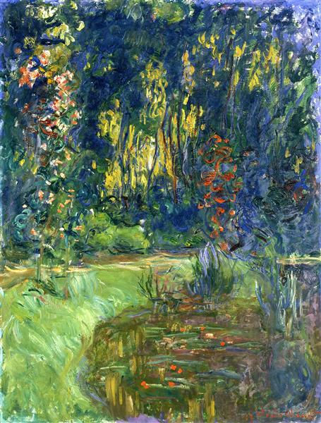 Water Lily Pond at Giverny, 1918 - 1919 - Claude Monet