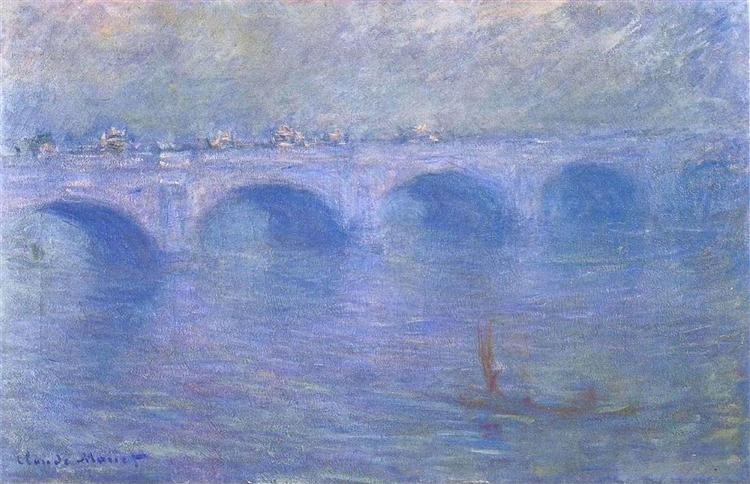 Waterloo Bridge in the Fog, 1899 - 1901 - Claude Monet
